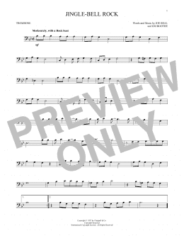 page one of Jingle Bell Rock (Trombone Solo)