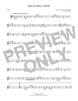 page one of Jingle Bell Rock (French Horn Solo)