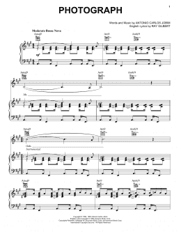 page one of Photograph (Piano, Vocal & Guitar Chords (Right-Hand Melody))