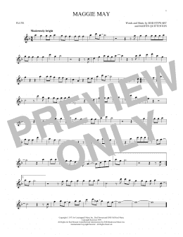 page one of Maggie May (Flute Solo)