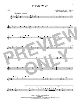 page one of Stand By Me (Flute Solo)