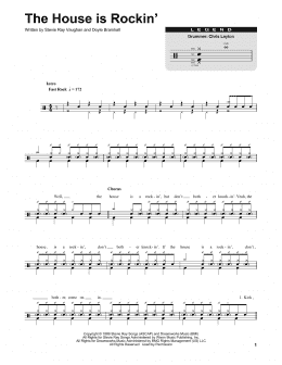 page one of The House Is Rockin' (Drums Transcription)