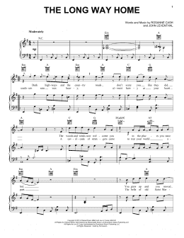 page one of The Long Way Home (Piano, Vocal & Guitar Chords (Right-Hand Melody))