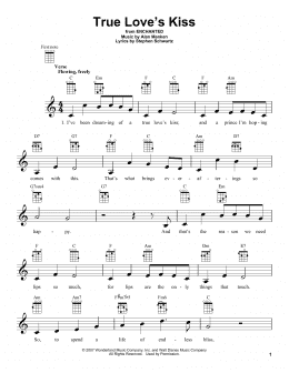 page one of True Love's Kiss (from Enchanted) (Ukulele)