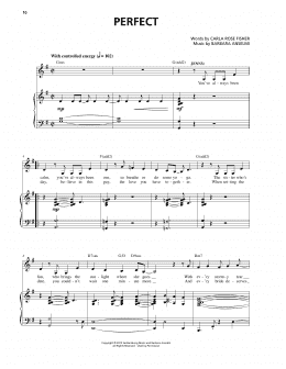 page one of Perfect (Piano & Vocal)