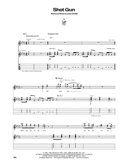 page one of Shotgun (Guitar Tab)