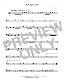 page one of Revolution (Oboe Solo)