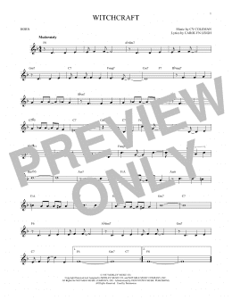 page one of Witchcraft (French Horn Solo)