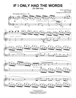 page one of If I Only Had The Words (To Tell You) [Classical version] (arr. Phillip Keveren) (Piano Solo)