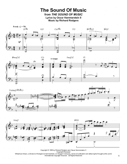 page one of The Sound Of Music (Piano Transcription)