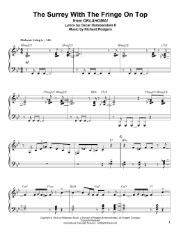 page one of The Surrey With The Fringe On Top (from Oklahoma!) (Piano Transcription)