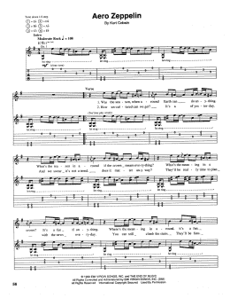 page one of Aero Zeppelin (Guitar Tab)