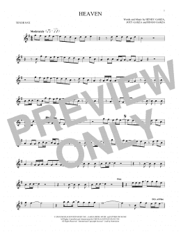 page one of Heaven (Tenor Sax Solo)