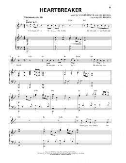 page one of Heartbreaker (Piano & Vocal)