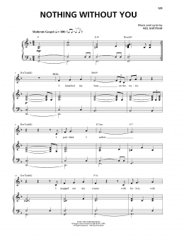 page one of Nothing Without You (from The Theory Of Relativity) (Piano & Vocal)