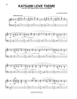 page one of Katsumi Love Theme (Piano Solo)