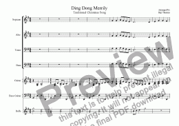 page one of Ding Dong Merrily
