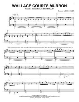 page one of Wallace Courts Murron (Piano Solo)