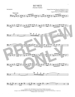 page one of So Nice (Summer Samba) (Trombone Solo)