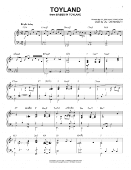 page one of Toyland [Jazz version] (arr. Brent Edstrom) (Piano Solo)