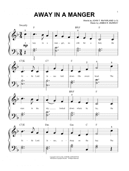 page one of Away In A Manger (Big Note Piano)