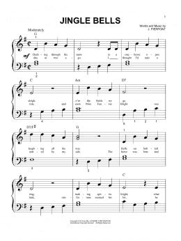 page one of Jingle Bells (Big Note Piano)