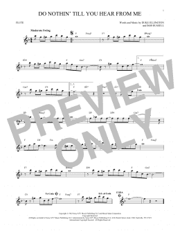 page one of Do Nothin' Till You Hear From Me (Flute Solo)