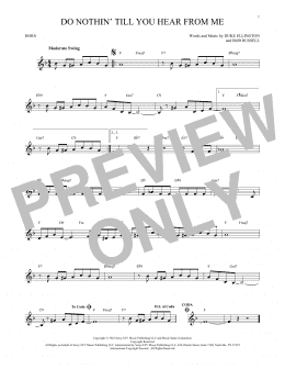 page one of Do Nothin' Till You Hear From Me (French Horn Solo)