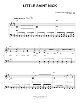 page one of Little Saint Nick (Very Easy Piano)