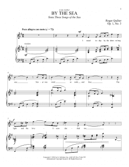 page one of By The Sea (Piano & Vocal)