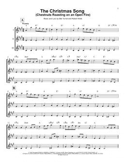 page one of The Christmas Song (Chestnuts Roasting On An Open Fire) (Ukulele Ensemble)