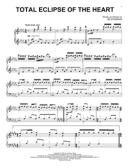 page one of Total Eclipse Of The Heart (Piano Solo)