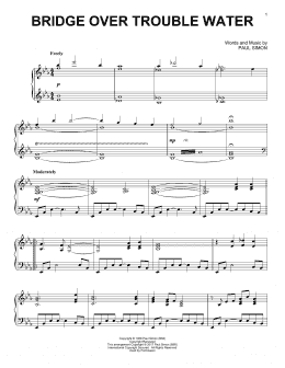 page one of Bridge Over Troubled Water (Piano Solo)