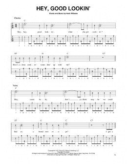 page one of Hey, Good Lookin' (Banjo Tab)