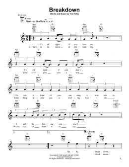 page one of Breakdown (Ukulele)