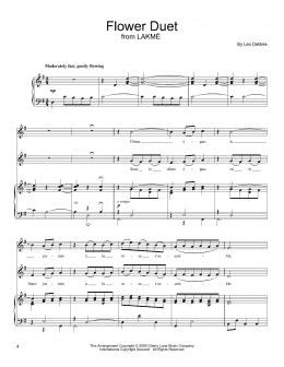 page one of Flower Duet (Vocal Duet)