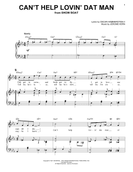 page one of Can't Help Lovin' Dat Man (Piano & Vocal)