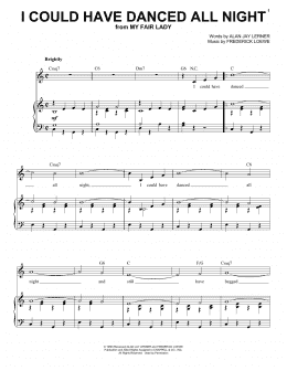 page one of I Could Have Danced All Night (Piano & Vocal)