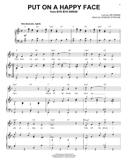 page one of Put On A Happy Face (Piano & Vocal)