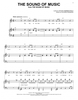 page one of The Sound Of Music (Piano & Vocal)