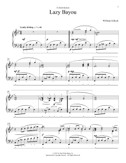page one of Lazy Bayou (Educational Piano)