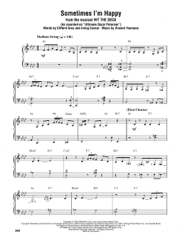 page one of Sometimes I'm Happy (Piano Transcription)
