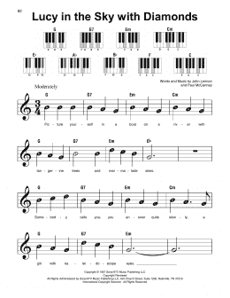 page one of Lucy In The Sky With Diamonds (Super Easy Piano)