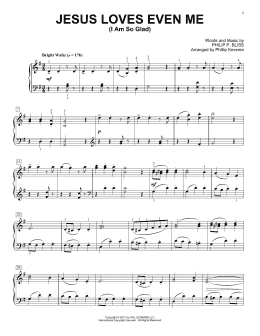 page one of Jesus Loves Even Me (I Am So Glad) (arr. Phillip Keveren) (Piano Solo)