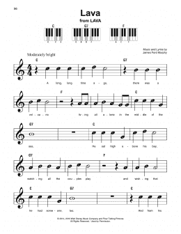 page one of Lava (from Lava) (Super Easy Piano)