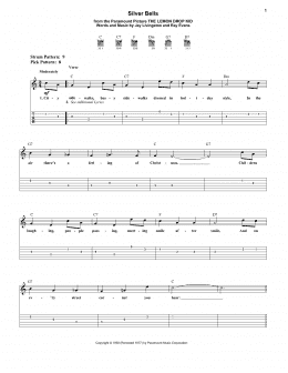 page one of Silver Bells (Easy Guitar Tab)