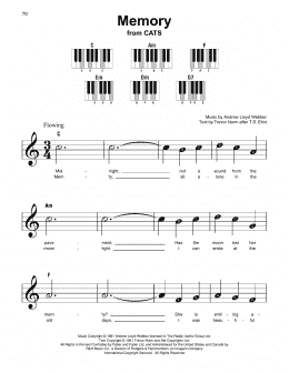 page one of Memory (from Cats) (Super Easy Piano)