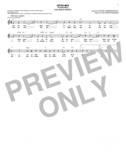 page one of Dites-Moi (Tell Me Why) (Lead Sheet / Fake Book)