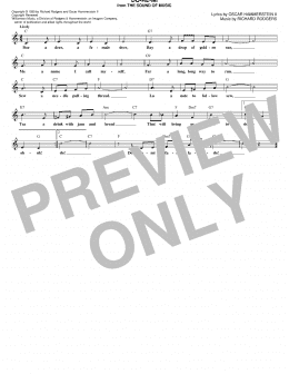 page one of Do-Re-Mi (Lead Sheet / Fake Book)