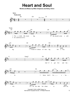 page one of Heart And Soul (Pro Vocal)